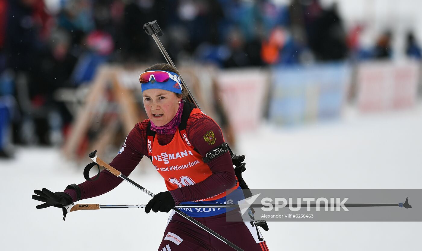 BMW IBU World Cup Biathlon 3. Women's pursuit