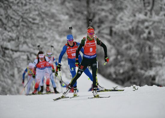 BMW IBU World Cup Biathlon 3. Women's pursuit