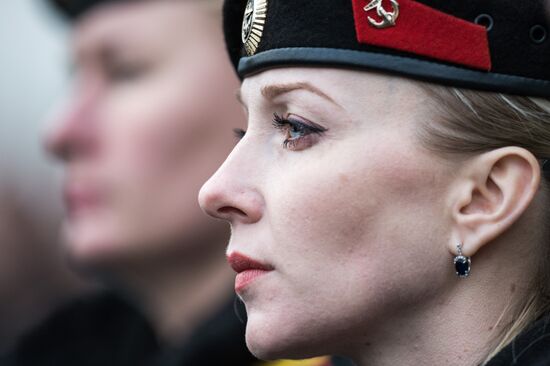 Fiftieth anniversary of the Black Sea Fleet's detached marine brigade