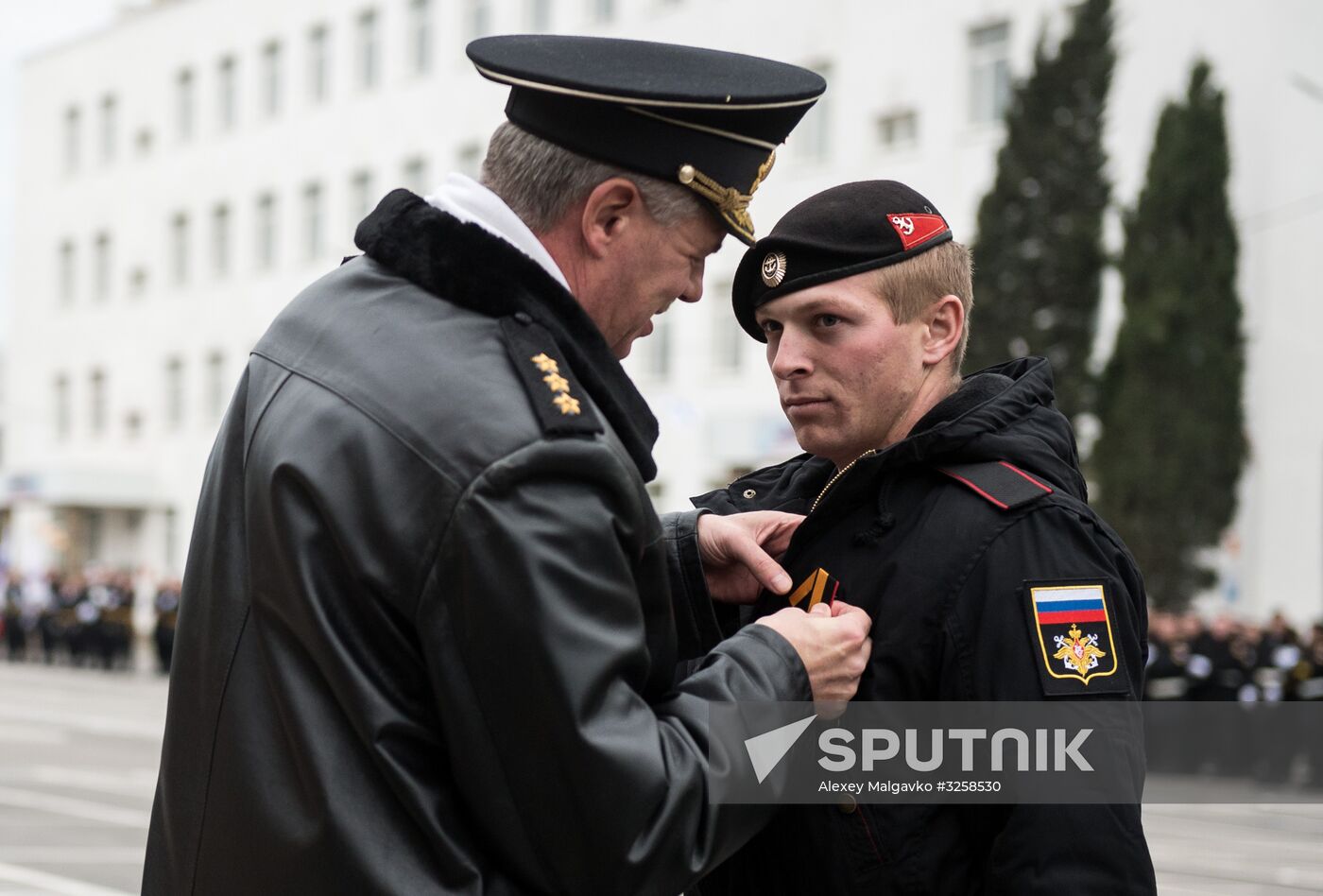 Fiftieth anniversary of the Black Sea Fleet's detached marine brigade