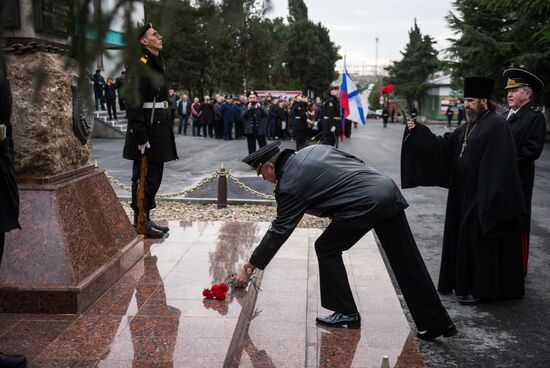 Fiftieth anniversary of the Black Sea Fleet's detached marine brigade