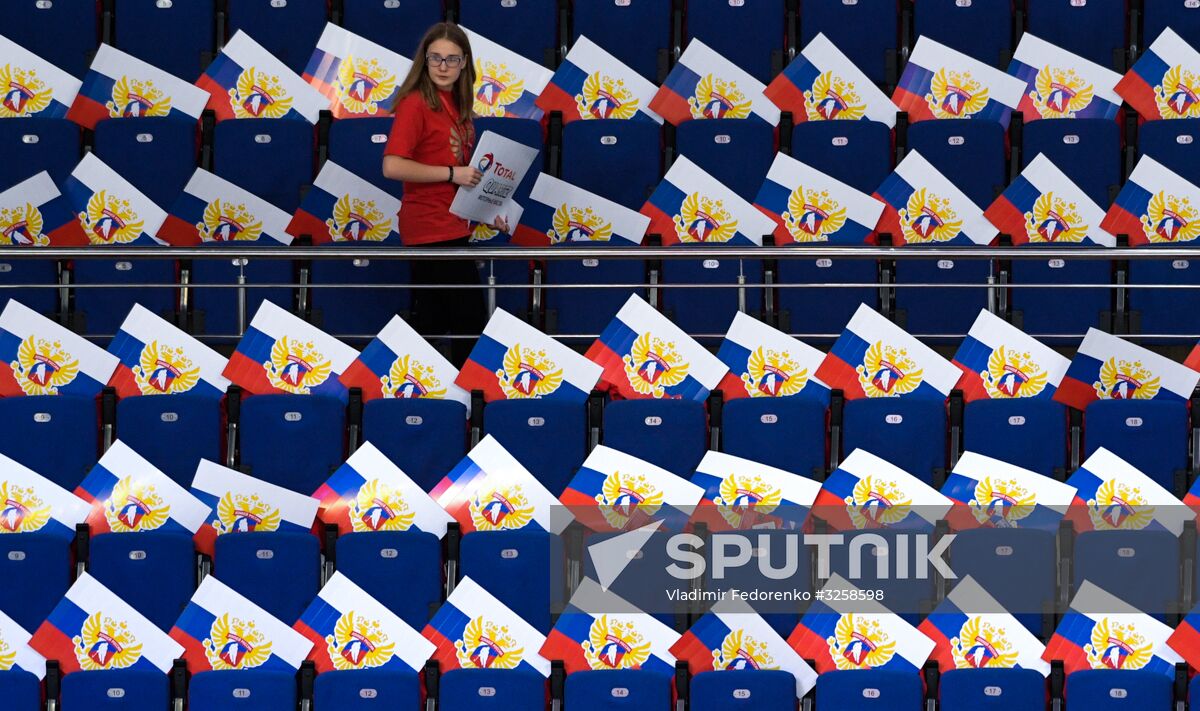 Ice hockey. Channel One Cup. Russia vs. Canada