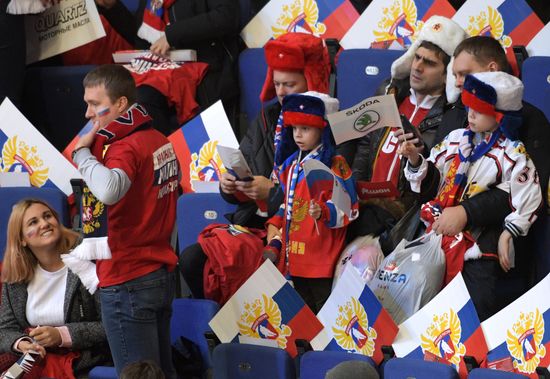 Ice hockey. Channel One Cup. Russia vs. Canada