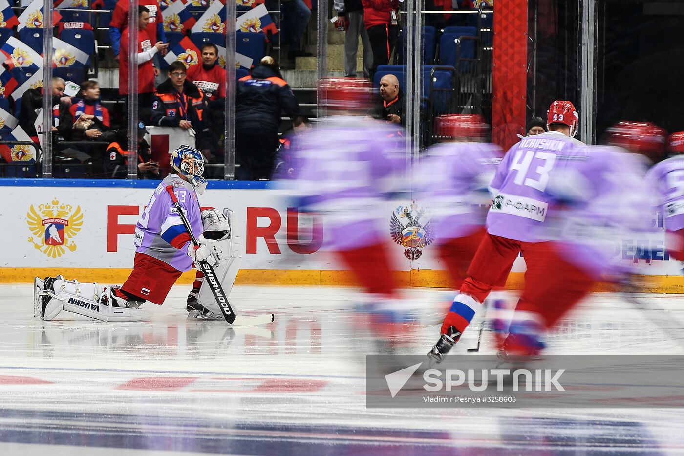 Ice hockey. Channel One Cup. Russia vs. Canada
