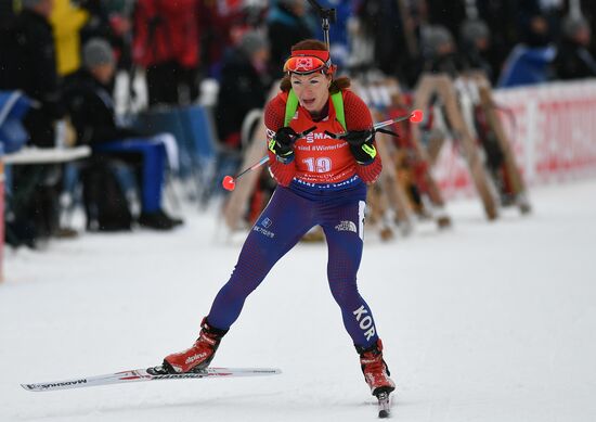 BMW IBU World Cup Biathlon 3. Women's pursuit