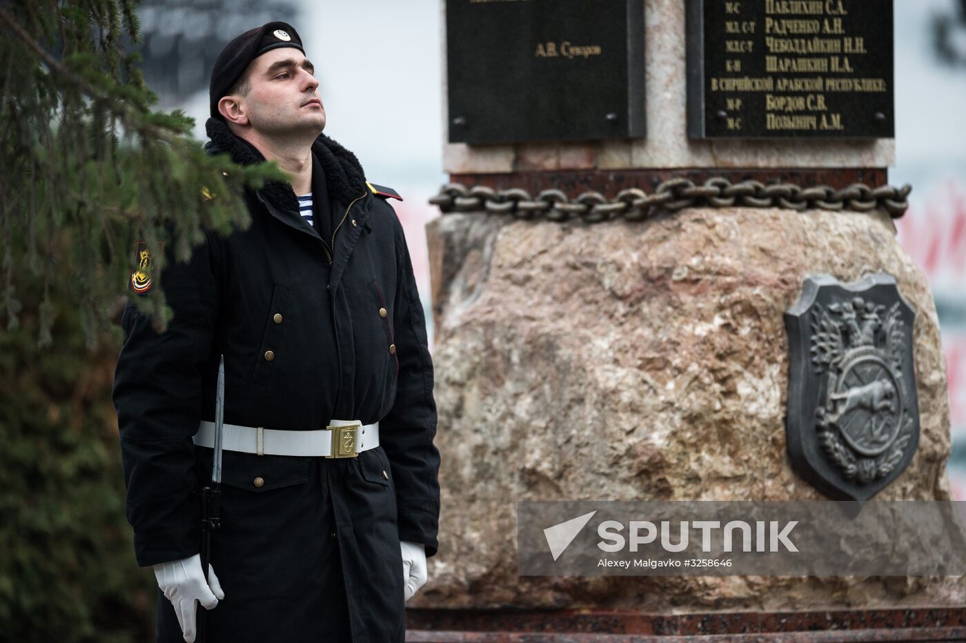 Fiftieth anniversary of the Black Sea Fleet's detached marine brigade
