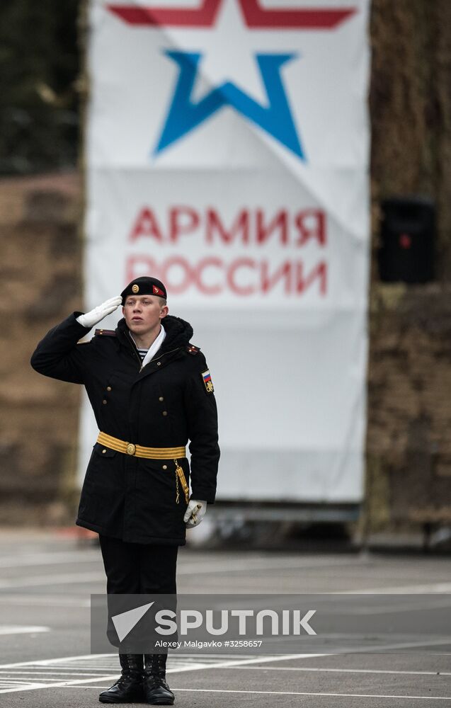 Fiftieth anniversary of the Black Sea Fleet's detached marine brigade