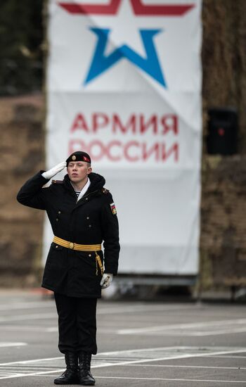 Fiftieth anniversary of the Black Sea Fleet's detached marine brigade