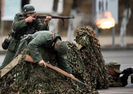 Fiftieth anniversary of the Black Sea Fleet's detached marine brigade