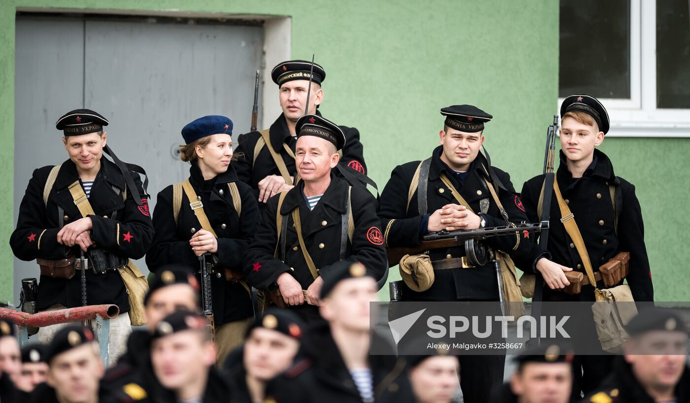 Fiftieth anniversary of the Black Sea Fleet's detached marine brigade