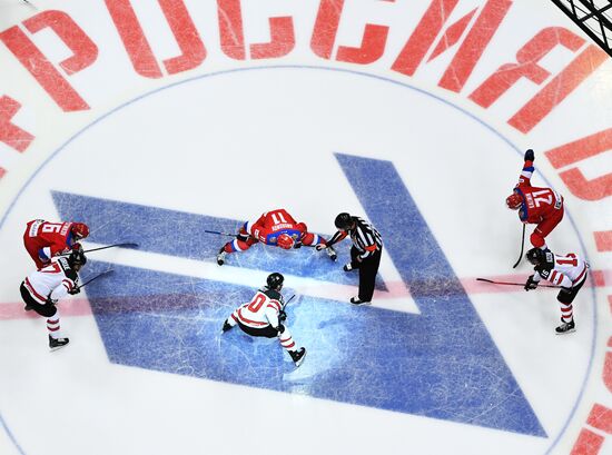 Ice hockey. Channel One Cup. Russia vs. Canada