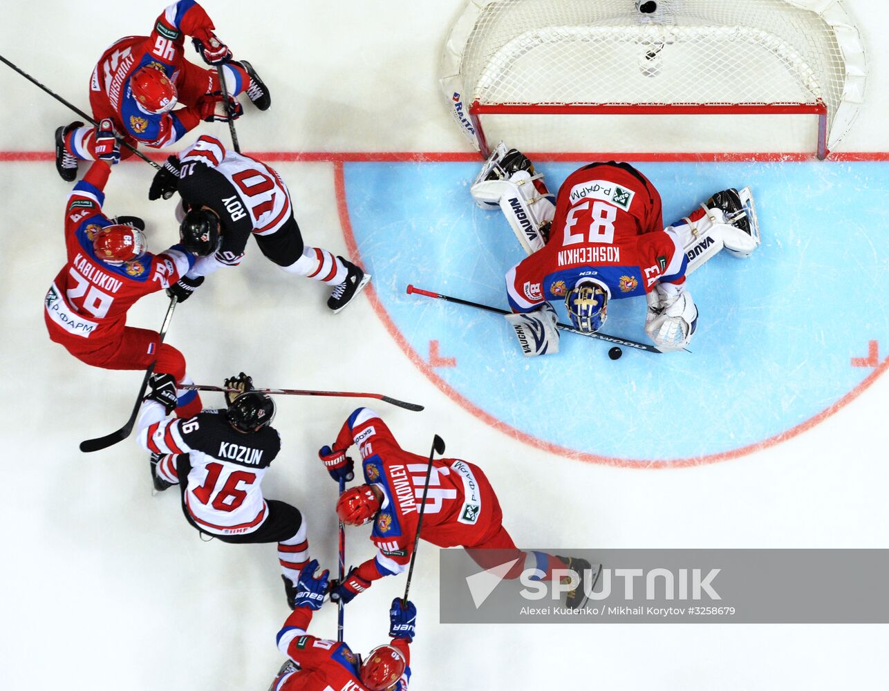 Ice hockey. Channel One Cup. Russia vs. Canada