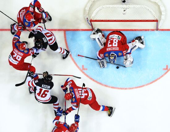 Ice hockey. Channel One Cup. Russia vs. Canada