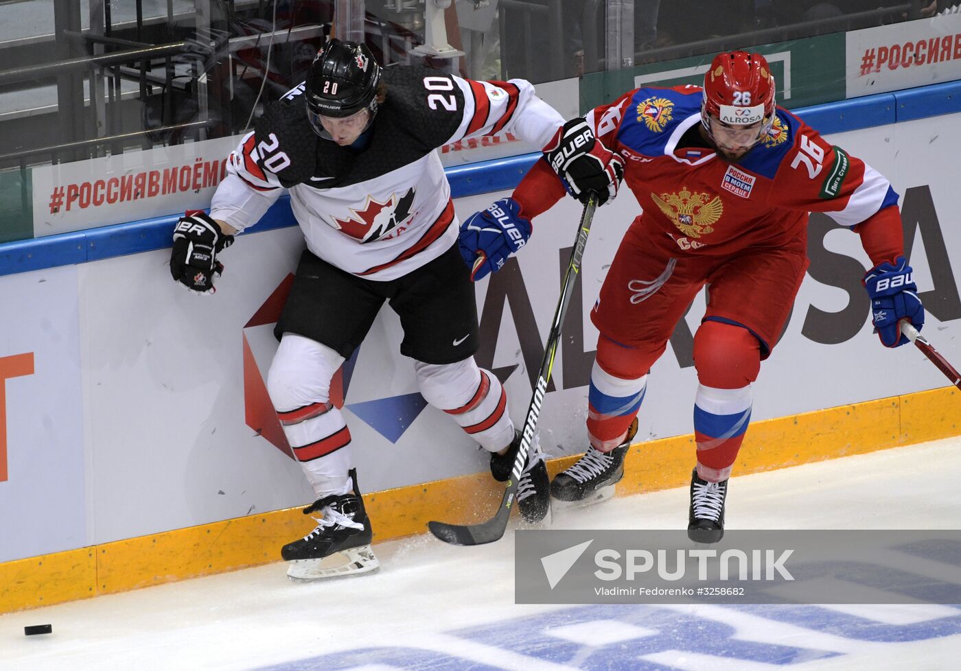 Ice hockey. Channel One Cup. Russia vs. Canada