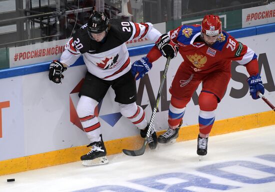 Ice hockey. Channel One Cup. Russia vs. Canada