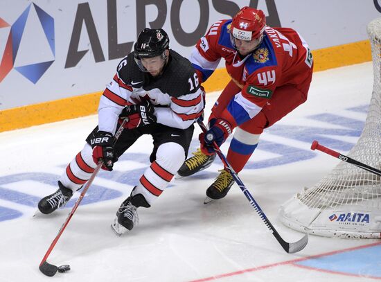 Ice hockey. Channel One Cup. Russia vs. Canada