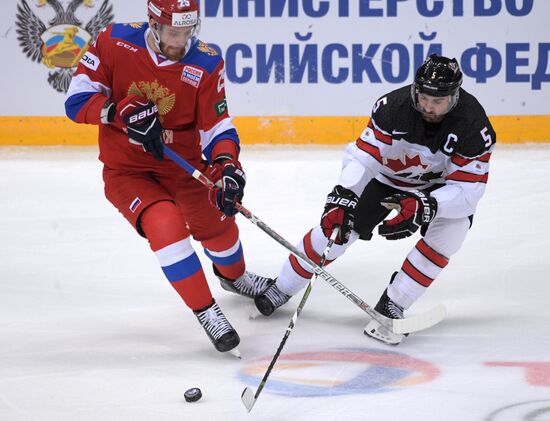 Ice hockey. Channel One Cup. Russia vs. Canada