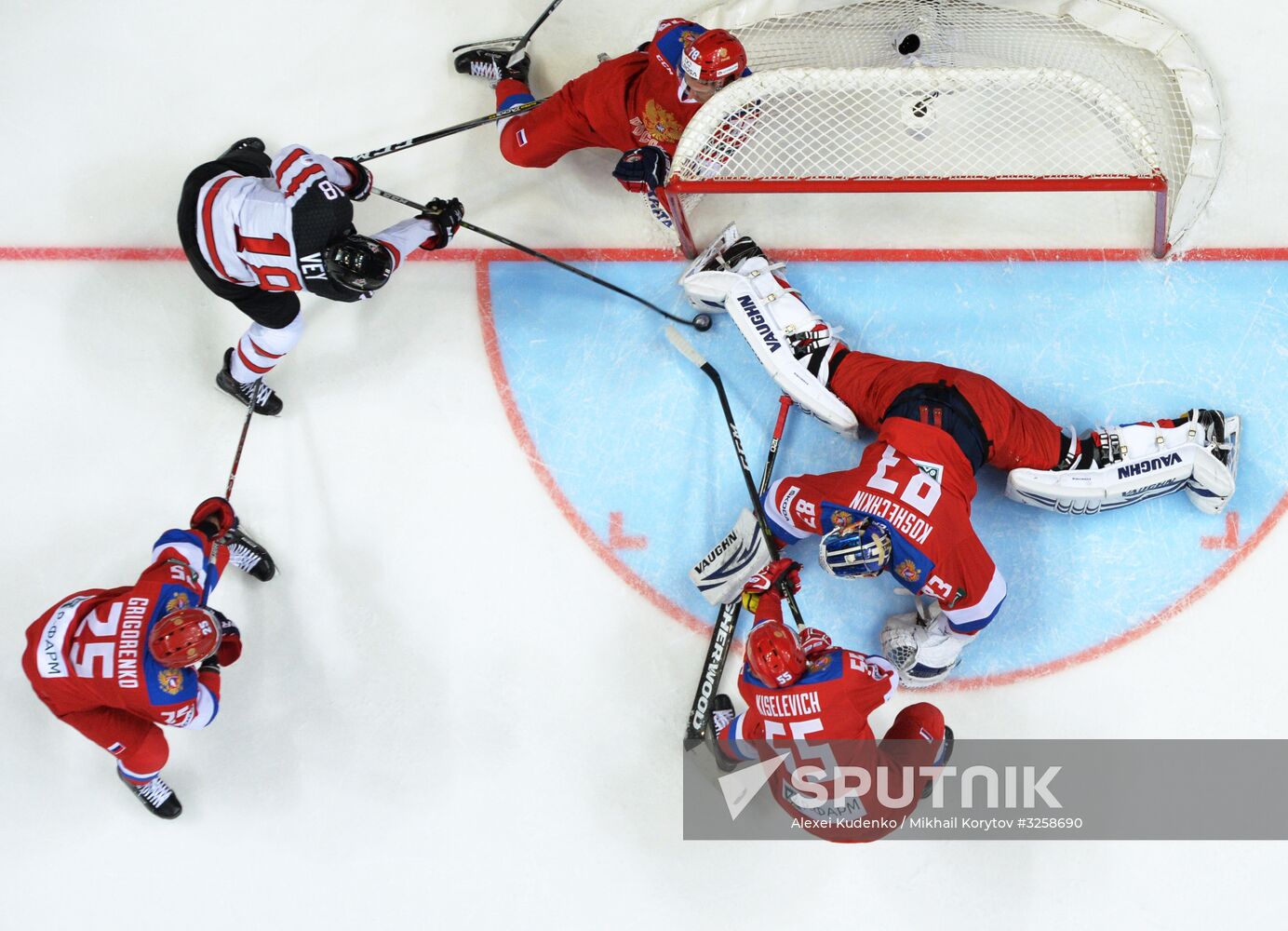 Ice hockey. Channel One Cup. Russia vs. Canada