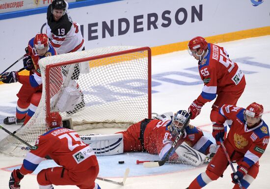 Ice hockey. Channel One Cup. Russia vs. Canada