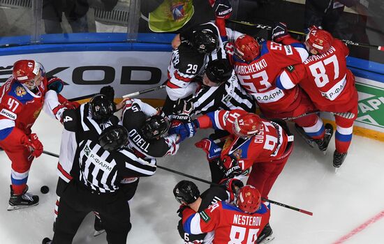 Ice hockey. Channel One Cup. Russia vs. Canada