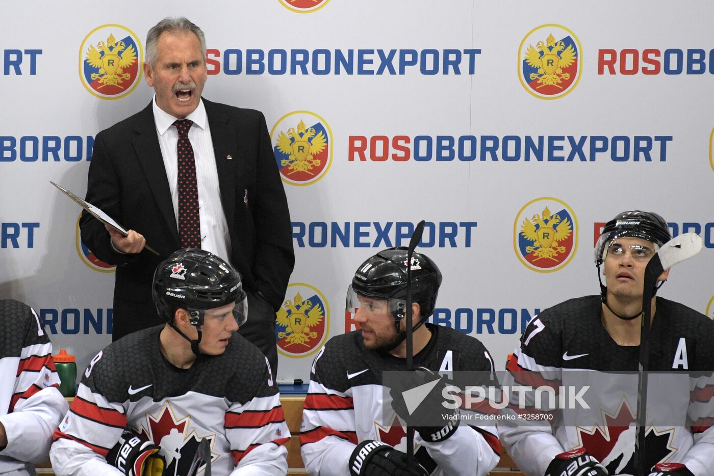Ice hockey. Channel One Cup. Russia vs. Canada