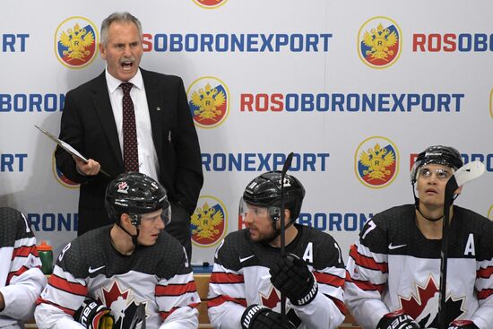 Ice hockey. Channel One Cup. Russia vs. Canada