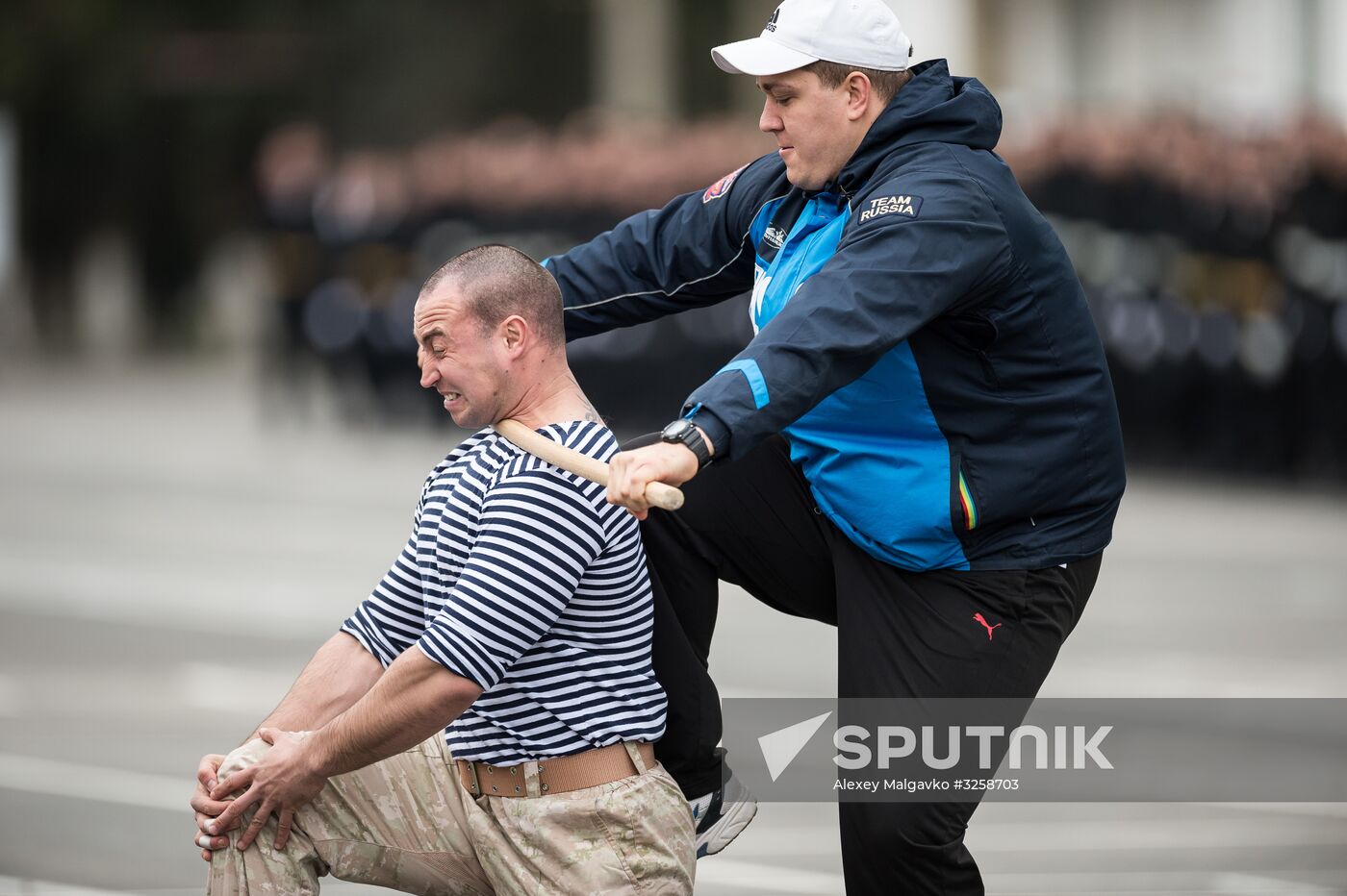 Fiftieth anniversary of the Black Sea Fleet's detached marine brigade