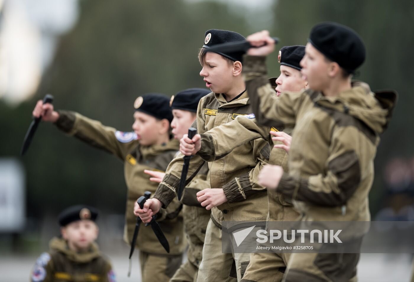 Fiftieth anniversary of the Black Sea Fleet's detached marine brigade