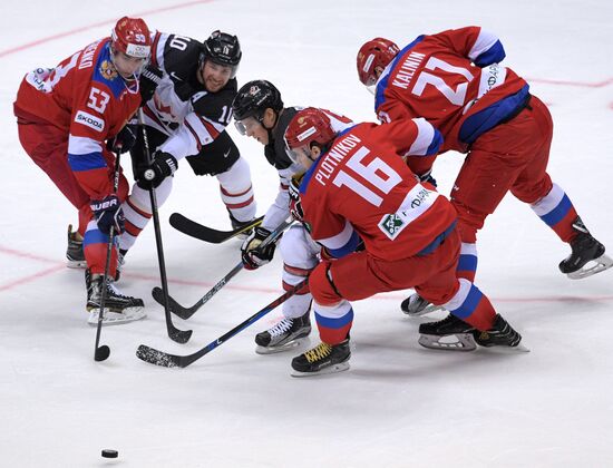 Ice hockey. Channel One Cup. Russia vs. Canada