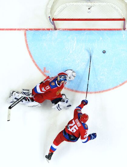 Ice hockey. Channel One Cup. Russia vs. Canada