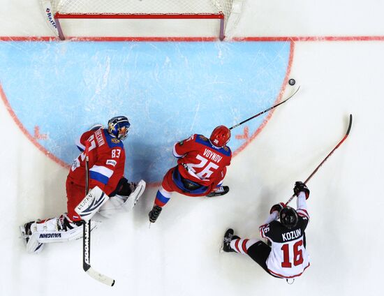 Ice hockey. Channel One Cup. Russia vs. Canada