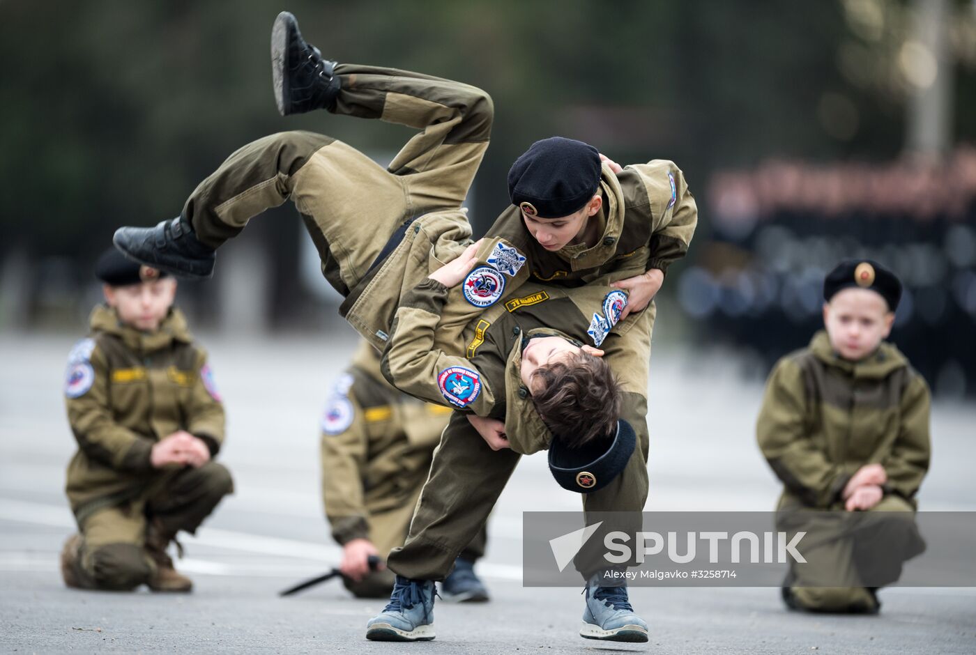 Fiftieth anniversary of the Black Sea Fleet's detached marine brigade