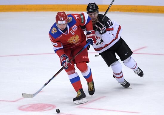 Ice hockey. Channel One Cup. Russia vs. Canada
