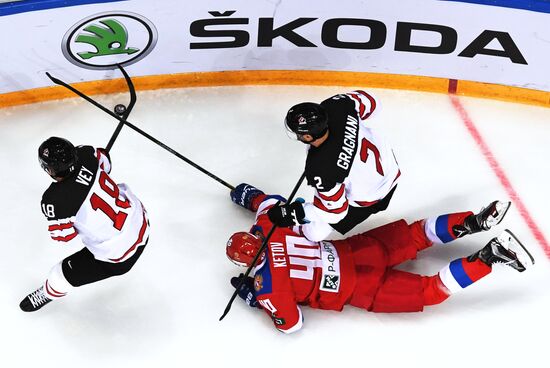 Ice hockey. Channel One Cup. Russia vs. Canada