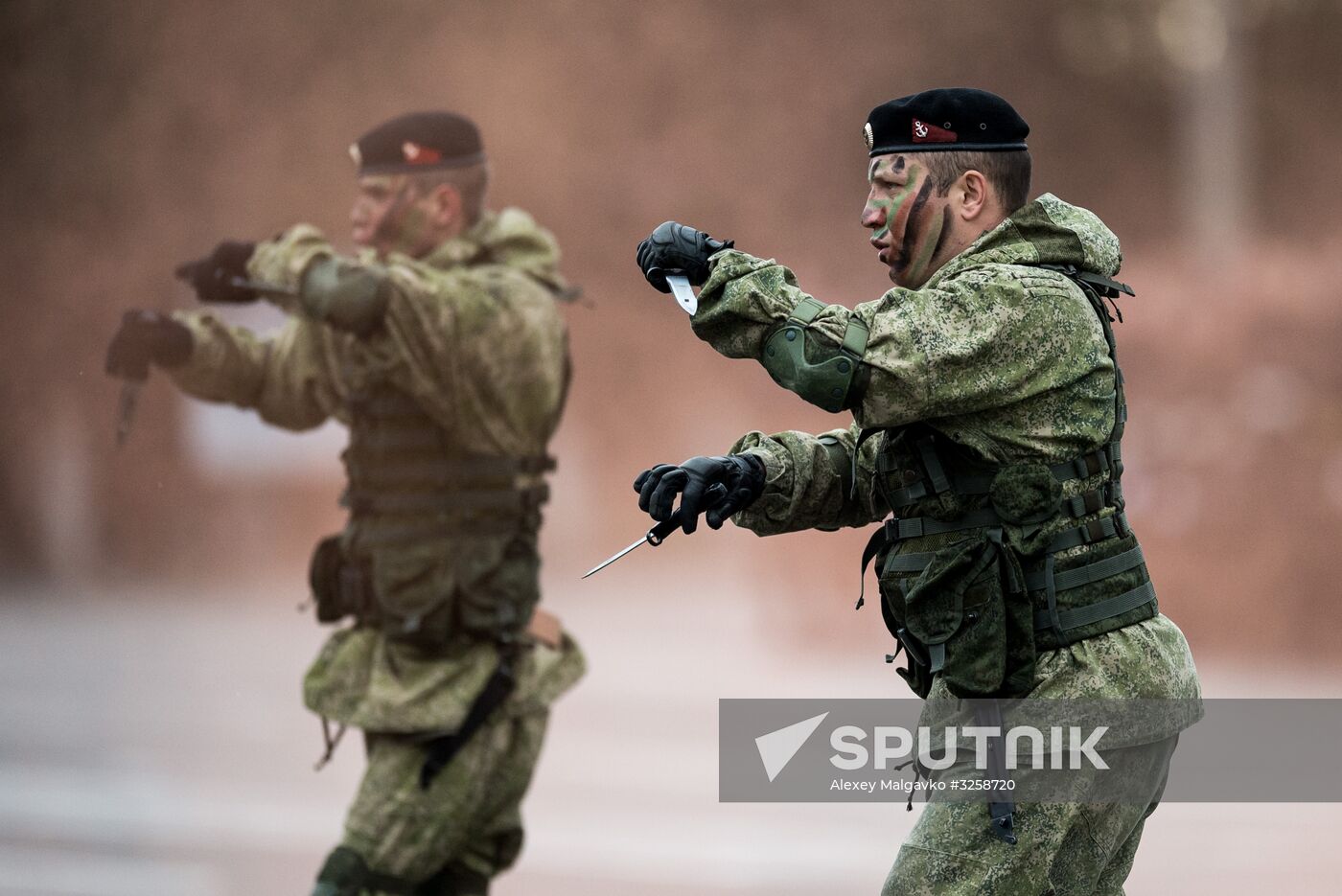 Fiftieth anniversary of the Black Sea Fleet's detached marine brigade