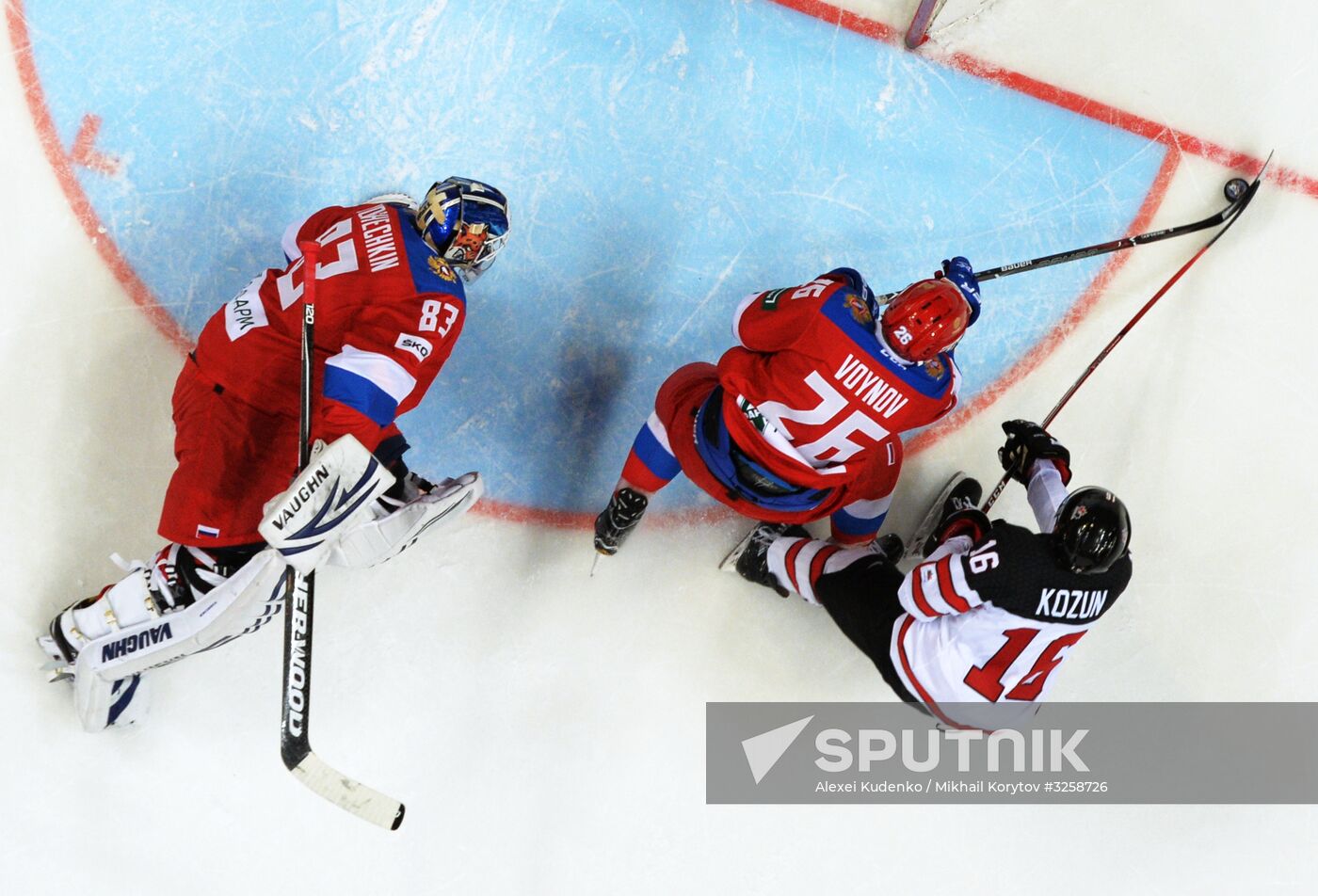 Ice hockey. Channel One Cup. Russia vs. Canada