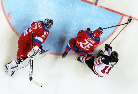 Ice hockey. Channel One Cup. Russia vs. Canada
