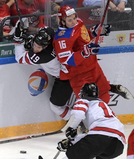 Ice hockey. Channel One Cup. Russia vs. Canada