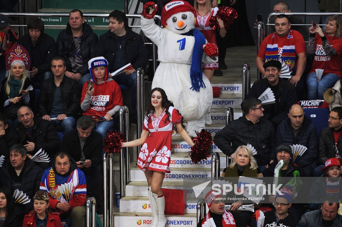 Ice hockey. Channel One Cup. Russia vs. Canada