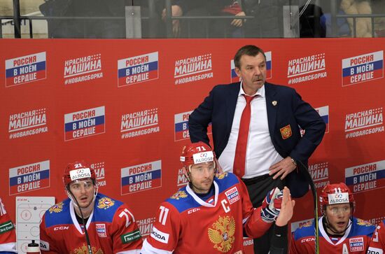 Ice hockey. Channel One Cup. Russia vs. Canada