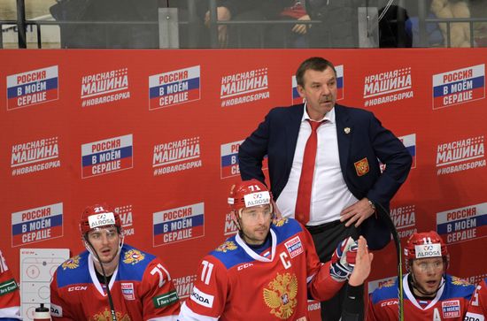 Ice hockey. Channel One Cup. Russia vs. Canada