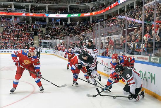 Ice hockey. Channel One Cup. Russia vs. Canada