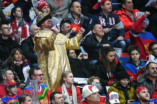 Ice hockey. Channel One Cup. Russia vs. Canada