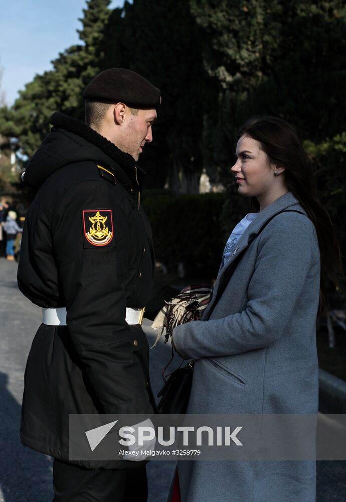 Fiftieth anniversary of the Black Sea Fleet's detached marine brigade