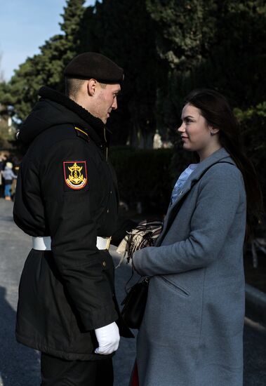 Fiftieth anniversary of the Black Sea Fleet's detached marine brigade