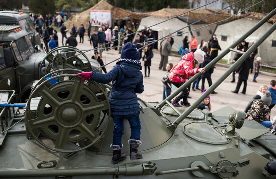 Fiftieth anniversary of the Black Sea Fleet's detached marine brigade