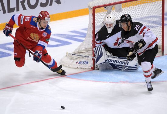 Ice hockey. Channel One Cup. Russia vs. Canada