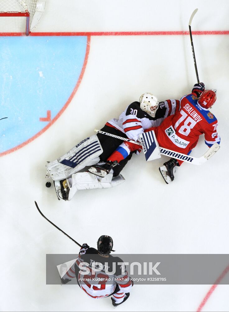 Ice hockey. Channel One Cup. Russia vs. Canada