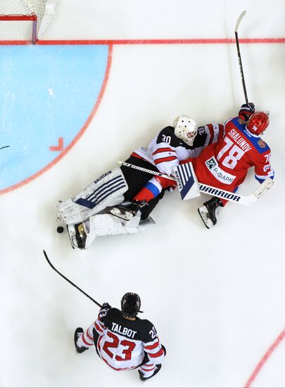 Ice hockey. Channel One Cup. Russia vs. Canada