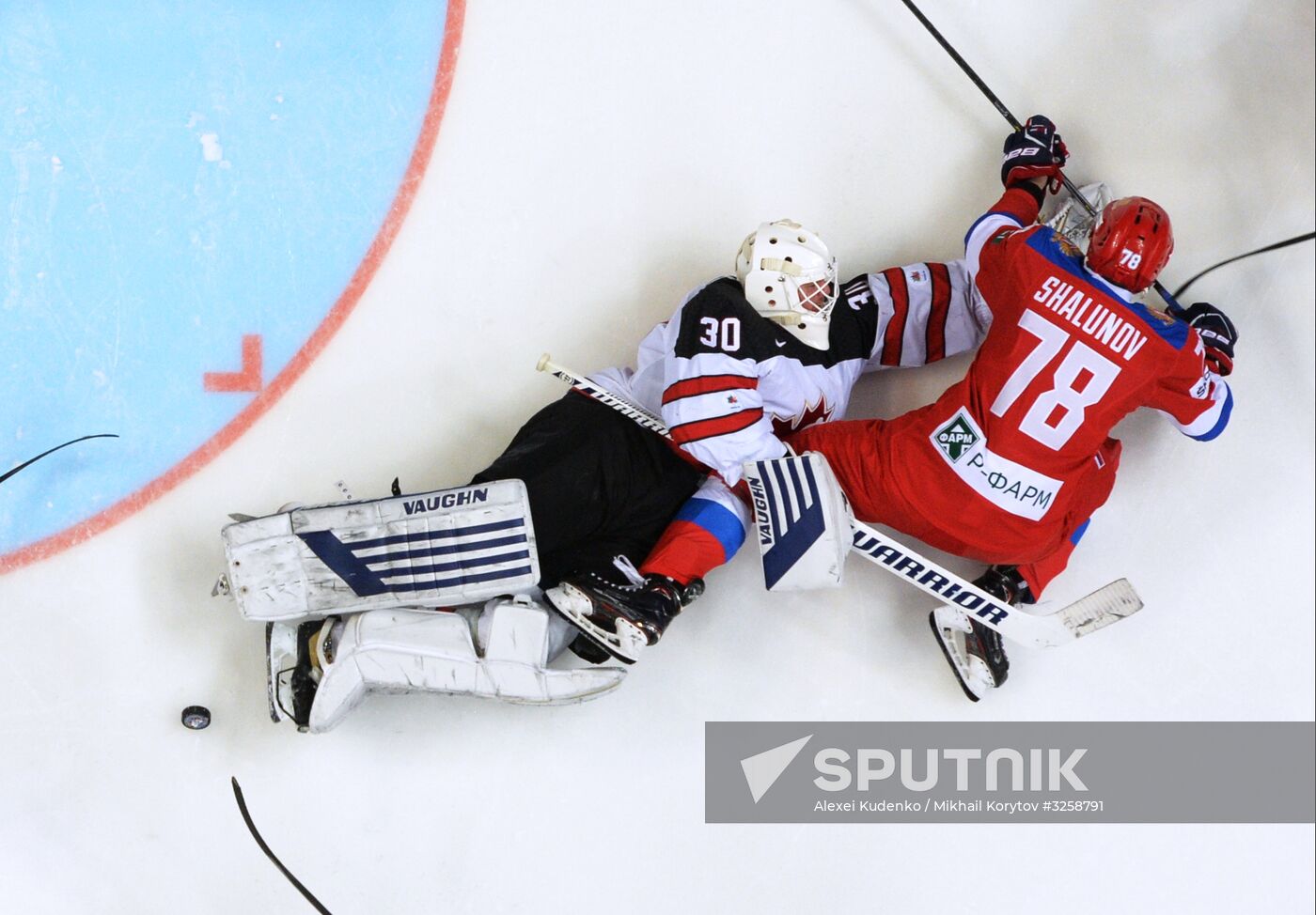 Ice hockey. Channel One Cup. Russia vs. Canada